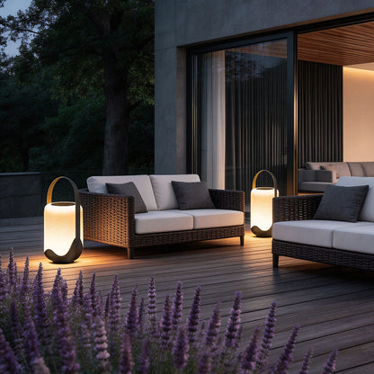 Portable Solar Lanterns Outdoor Waterproof LED Floor Light