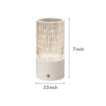 Art Deco Table Lamp - Vase-Inspired Light in ABS & PS Material