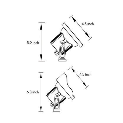 Outdoor Spotlights for Trees Waterproof Modern Style Spot Lights