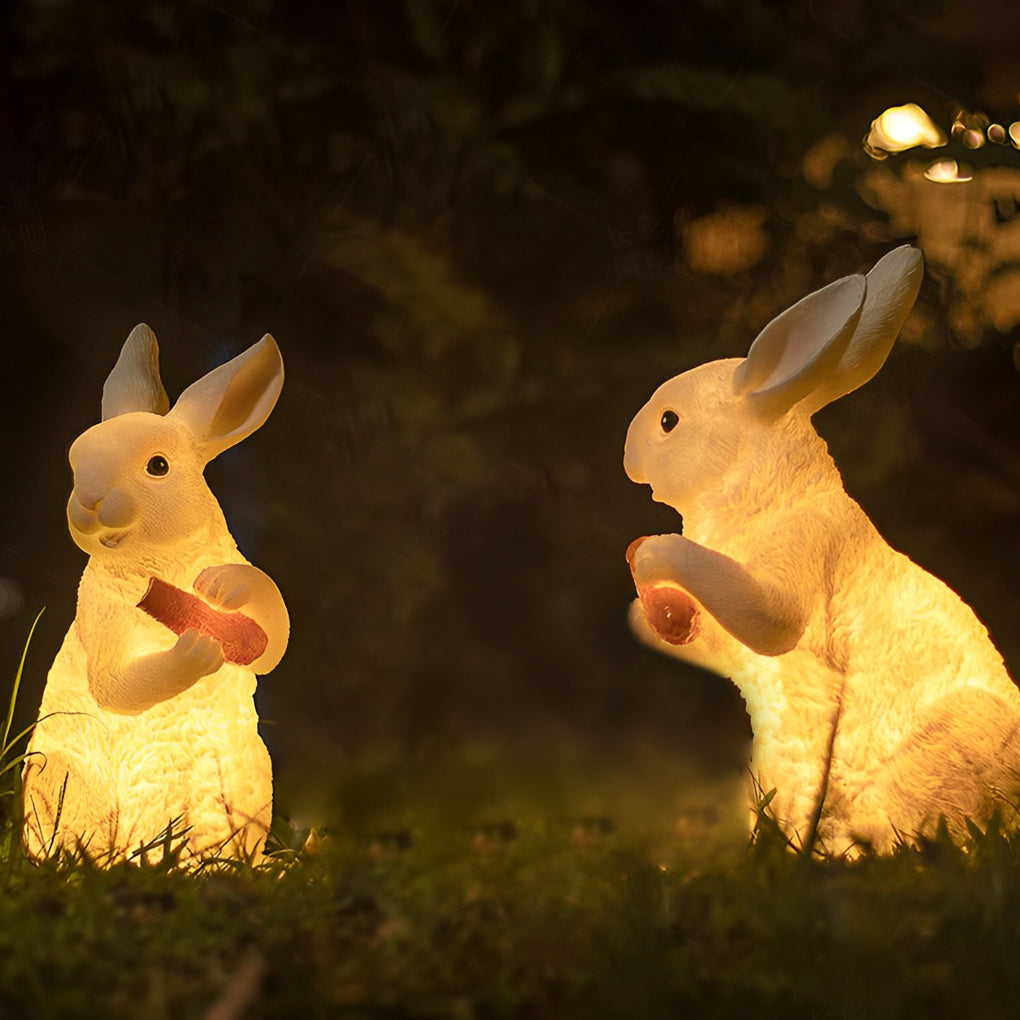 Rabbit Garden Light Modern Waterproof Fiberglass Light