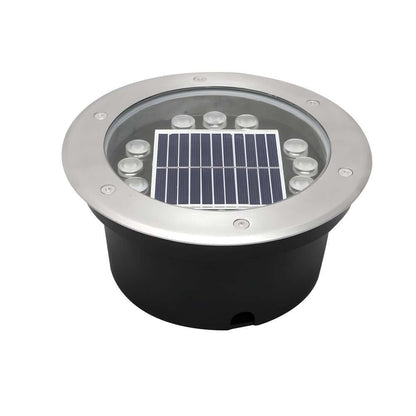 Recessed Floor Lighting Solar LED Metal Well Light