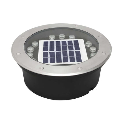 Recessed Floor Lighting Solar LED Metal Well Light