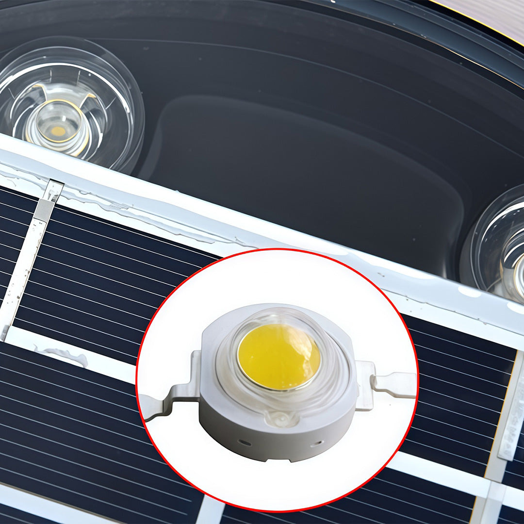 Recessed Floor Lighting Solar LED Metal Well Light