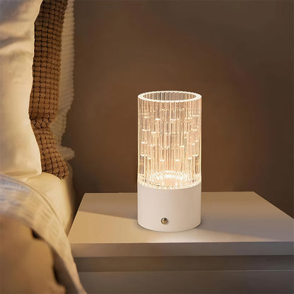 Art Deco Table Lamp - Vase-Inspired Light in ABS & PS Material