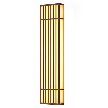 Rectangle LED Outdoor Wall Light Retro Grid Waterproof Light