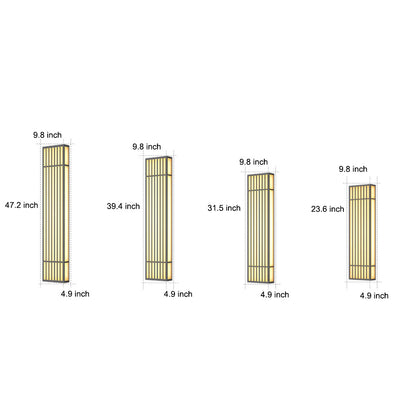 Rectangle LED Outdoor Wall Light Retro Grid Waterproof Light