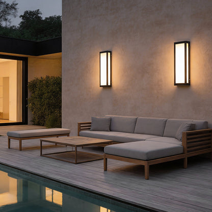Rectangle Outdoor Wall Lighting Modern LED Waterproof Light