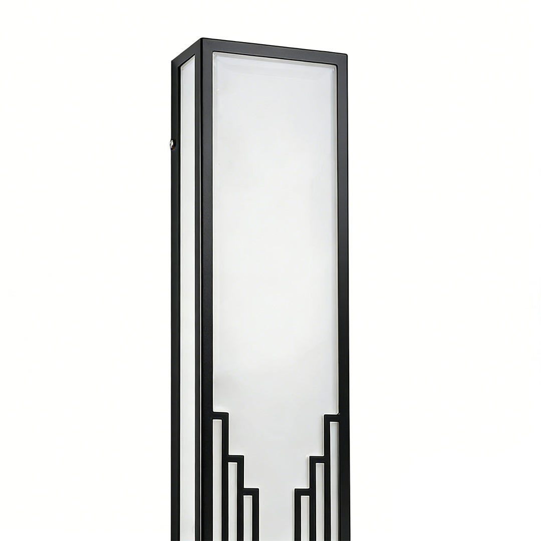 Rectangular Exterior Wall Sconce Resin Waterproof LED Light