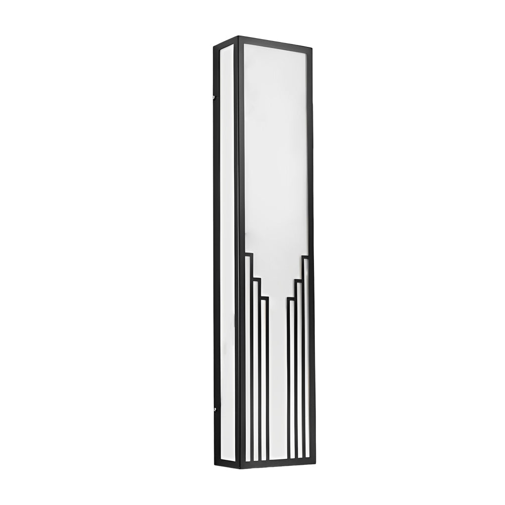 Rectangular Exterior Wall Sconce Resin Waterproof LED Light