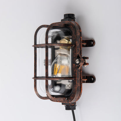 Industrial Outdoor Sconce American Retro Style Wall Lamp