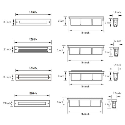 Linear LED Step Night Lights Minimalist Style