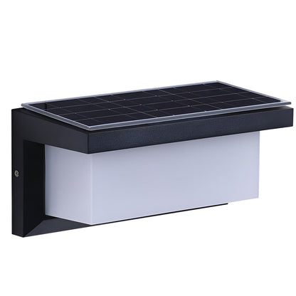 Rectangular Outdoor Wall Lights Waterproof Modern Solar Light