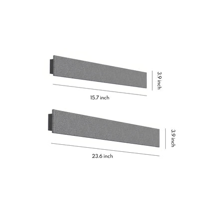 Modern Outdoor Wall Sconces Concrete Waterproof Linear Light