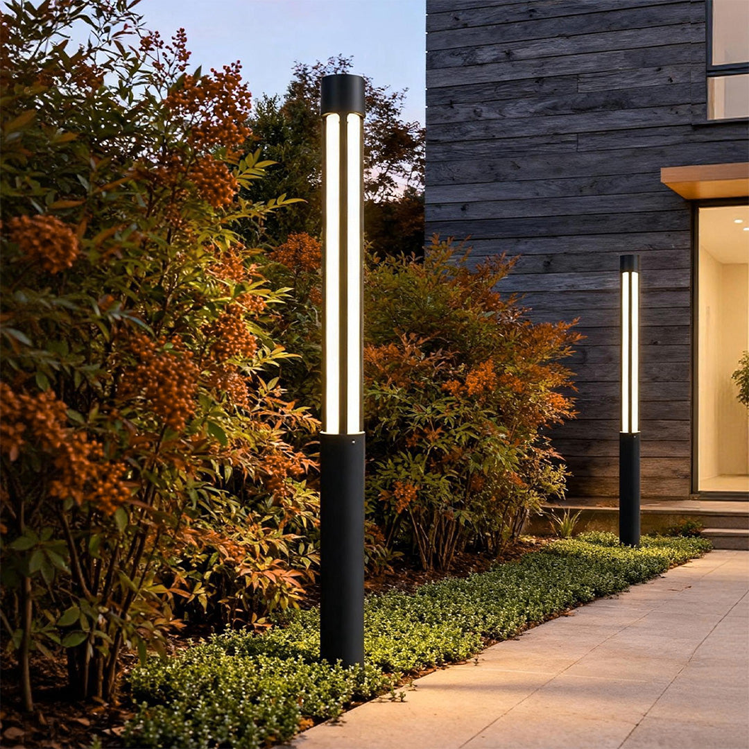 Residential Bollard Lights Modern Cylindrical LED – Waterproof IP54 Pathway Light for Landscape
