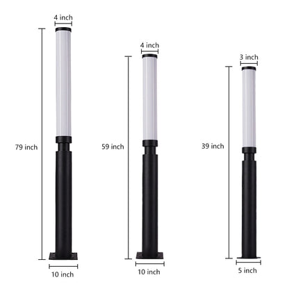 Residential Bollard Lights Outdoor Waterproof Garden Light