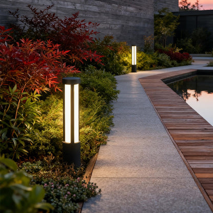 Residential Bollard Lights Modern Cylindrical LED – Waterproof IP54 Pathway Light for Landscape