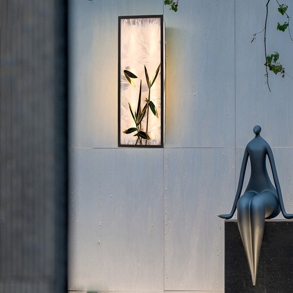 Square Wall Lights Retro LED Waterproof Galvanized Steel Light