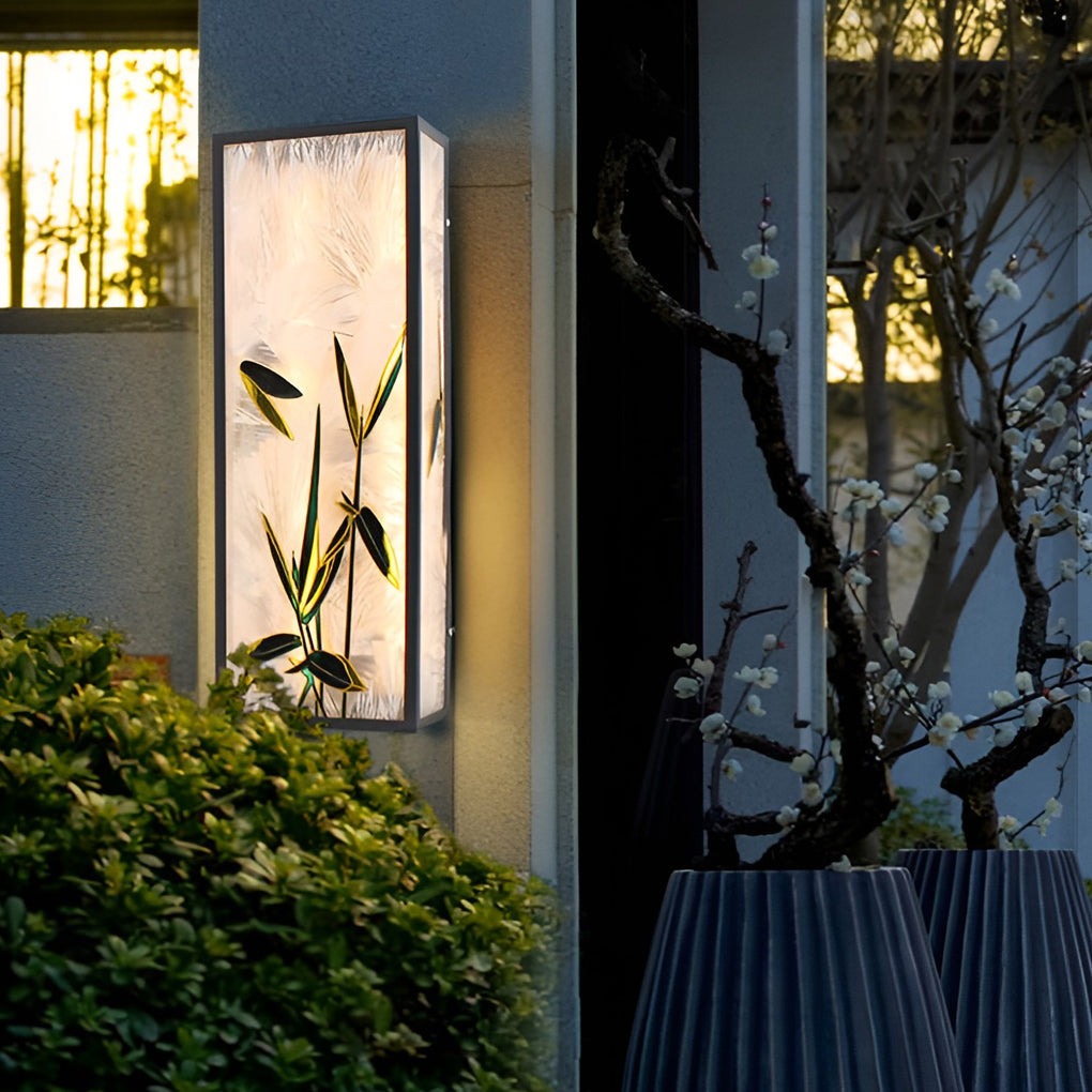 Square Wall Lights Retro LED Waterproof Galvanized Steel Light