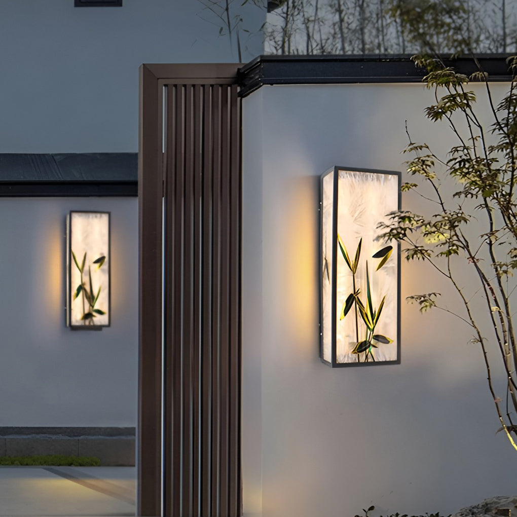 Square Wall Lights Retro LED Waterproof Galvanized Steel Light