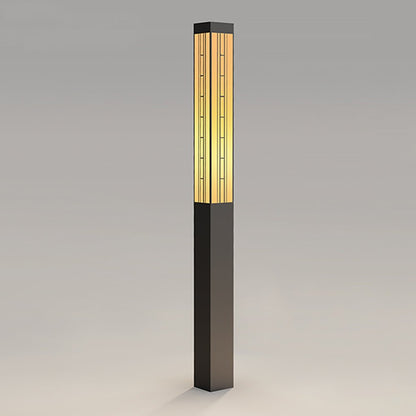 LED Marble Bollard Light Vintage Artistic Outdoor Light