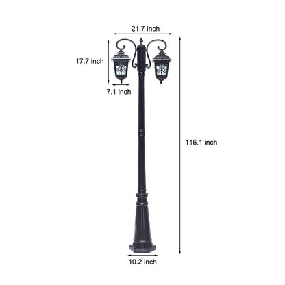 Retro Outdoor Lamp Post European Waterproof Street Light