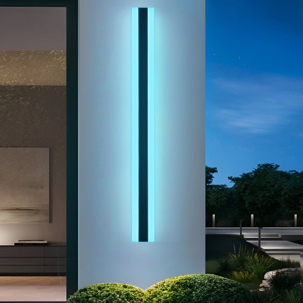 RGB Wall Light Modern Linear Waterproof LED Metal Light