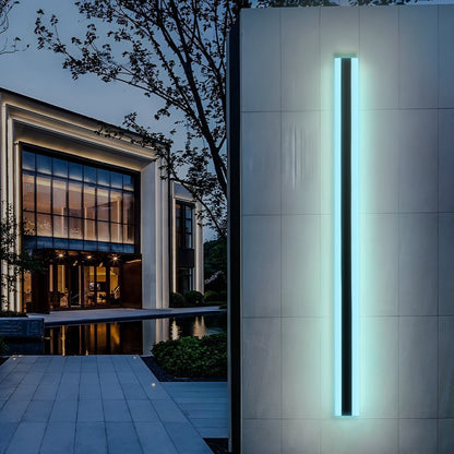 RGB Wall Light Modern Linear Waterproof LED Metal Light