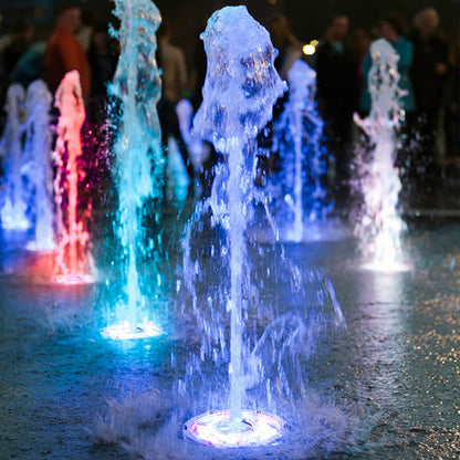 Water Fountain Lights LED Waterproof Stainless Steel Lamp
