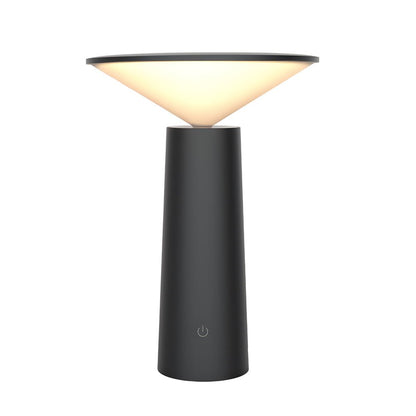 Rotatable LED Torch Downlight Table Lamp – USB-Charging Nordic Desk Light for Bedroom & Office
