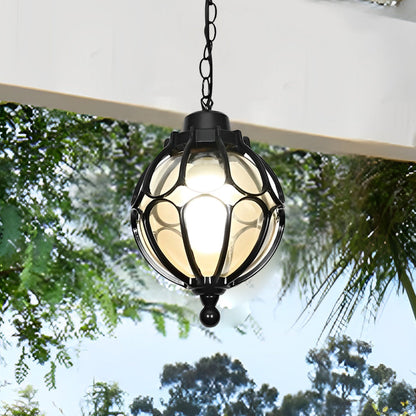 Round Outdoor Hanging Lights Aluminum Waterproof Outdoor Light