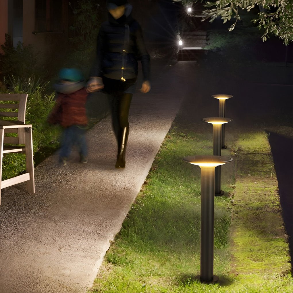 Outdoor Bollards Lighting Innovative Ufo-Shaped Solar Light