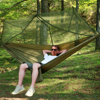 Camping Hammock Tent for 2 Person with Rain Fly Canopy – Portable Lightweight Hammock for Backpacking
