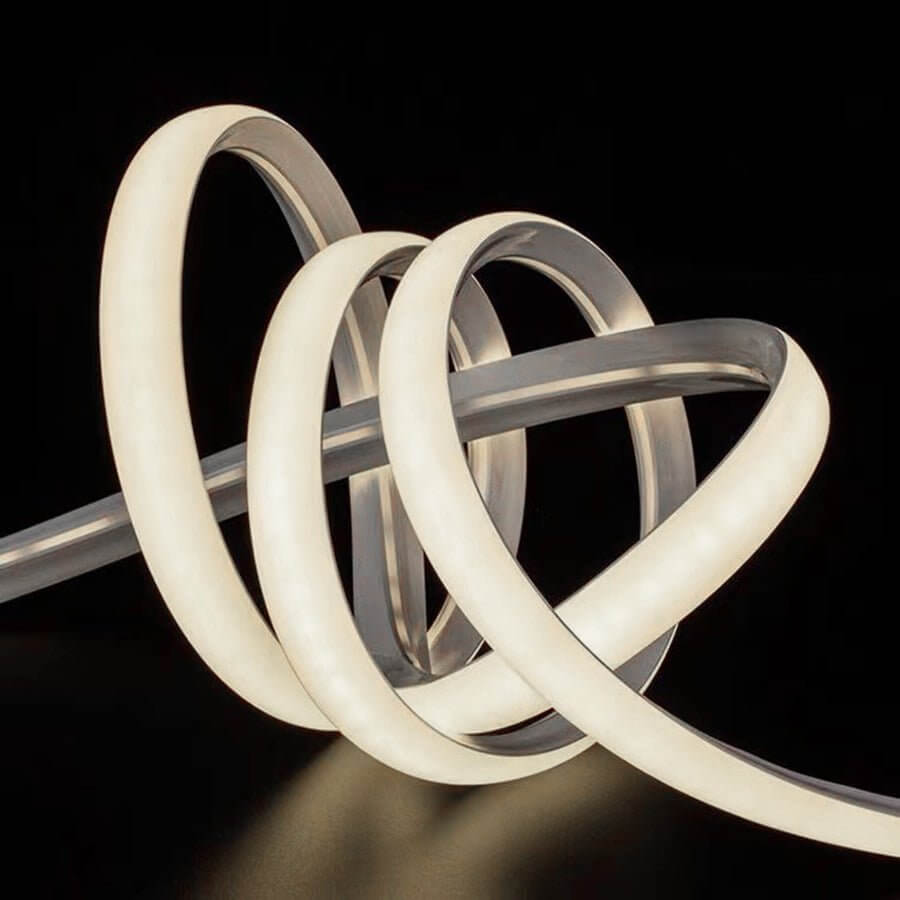 Seamless Corner-Mount LED Strip Light Industrial Style Silicone Lighting