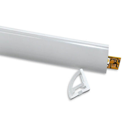 Seamless Corner-Mount LED Strip Light Industrial Style Silicone Lighting