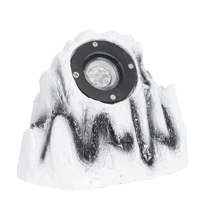 Resin Stone-Inspired Warm LED Garden Light Outdoor Illumination