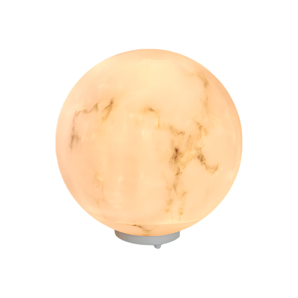 Outdoor Pillar Lights Faux Waterproof Moon Globe Light