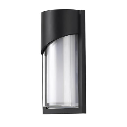 Black Outdoor Wall Light Modern Waterproof LED Light