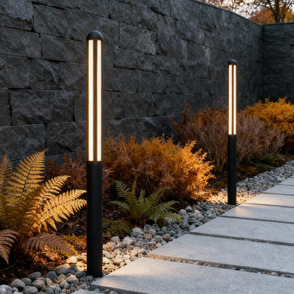 Tall Garden Bollard Light Minimalist Modern Waterproof LED Light