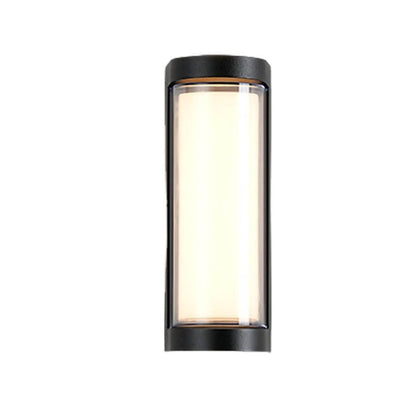 Sleek Dual-Directional Outdoor Wall Light with Modern Arc & Rectangular Designs