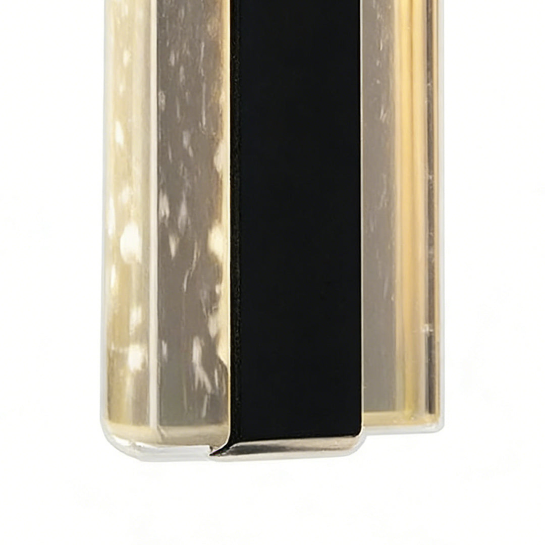 Modern Linear Wall Sconce Outdoor Waterproof Crystal Light