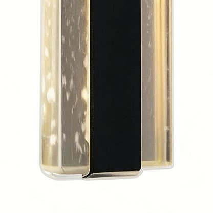 Modern Linear Wall Sconce Outdoor Waterproof Crystal Light