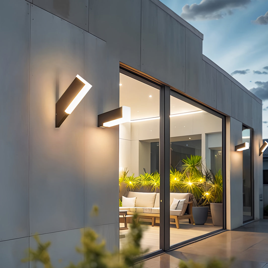 Outdoor Wall Lantern Light Fixtures Waterproof Courtyard Lamp