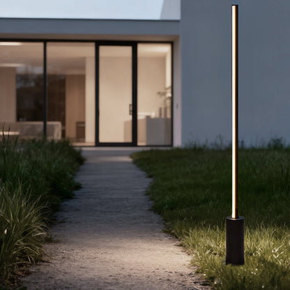 Contemporary Outdoor Floor Lamps Waterproof LED Linear Lamp