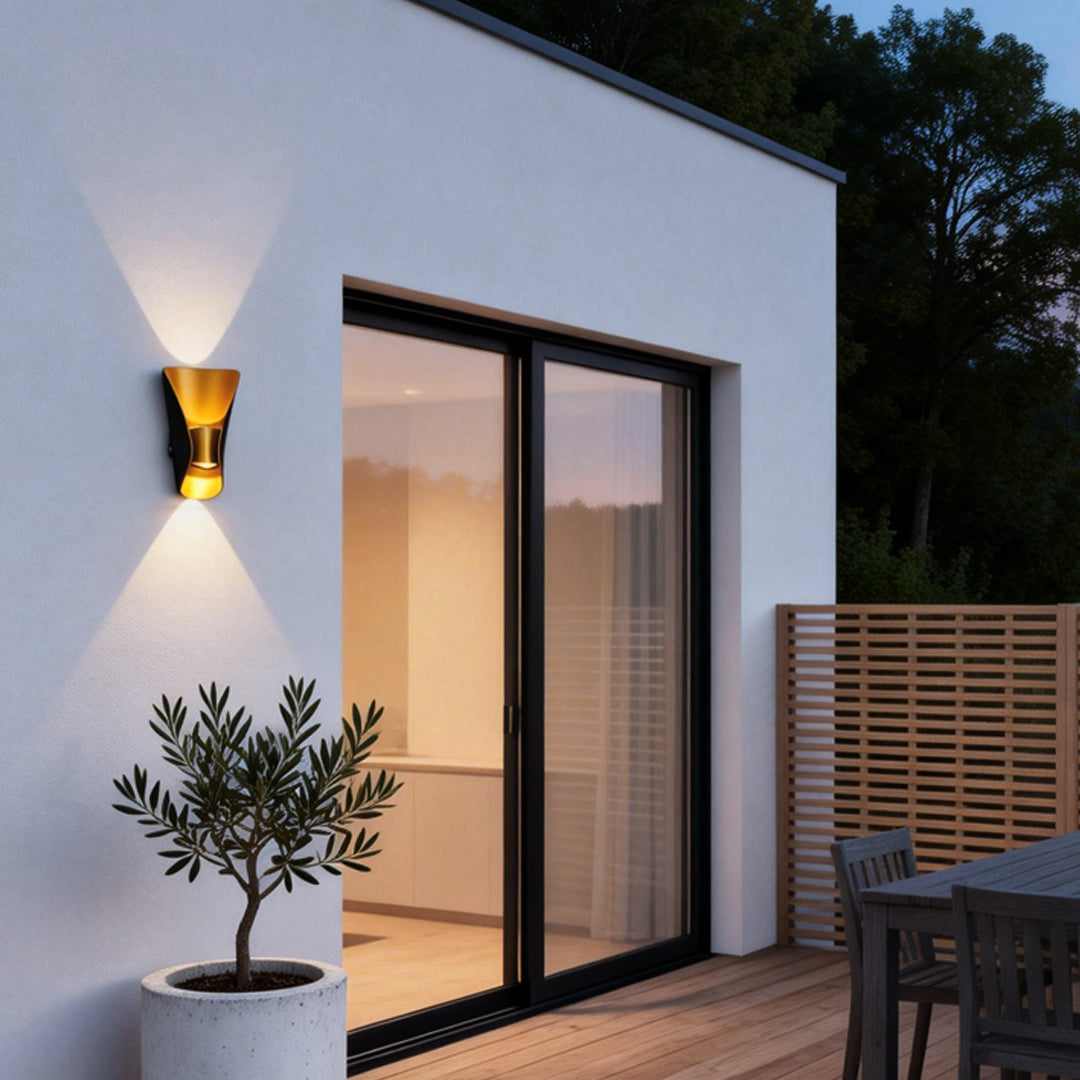 Small up down Wall Lights Simple Outdoor Waterproof Light