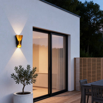 Small up down Wall Lights Simple Outdoor Waterproof Light