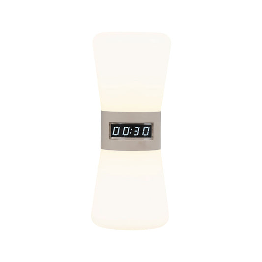 White Mini Table Lamp with Countdown Timer and Gravity Sensor — Ambient Hourglass Lamp