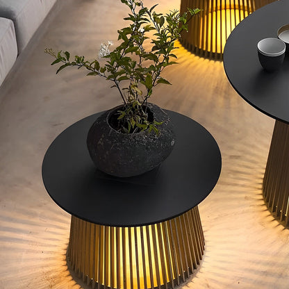 Solar Coffee Table Waterproof Iron Cage Solar Outdoor Lamp
