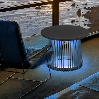 Solar Coffee Table Waterproof Iron Cage Solar Outdoor Lamp