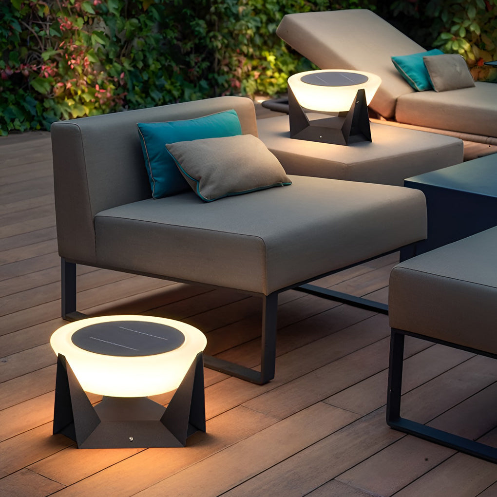 Solar Fence Pillar Light Waterproof LED Modern Outdoor Light