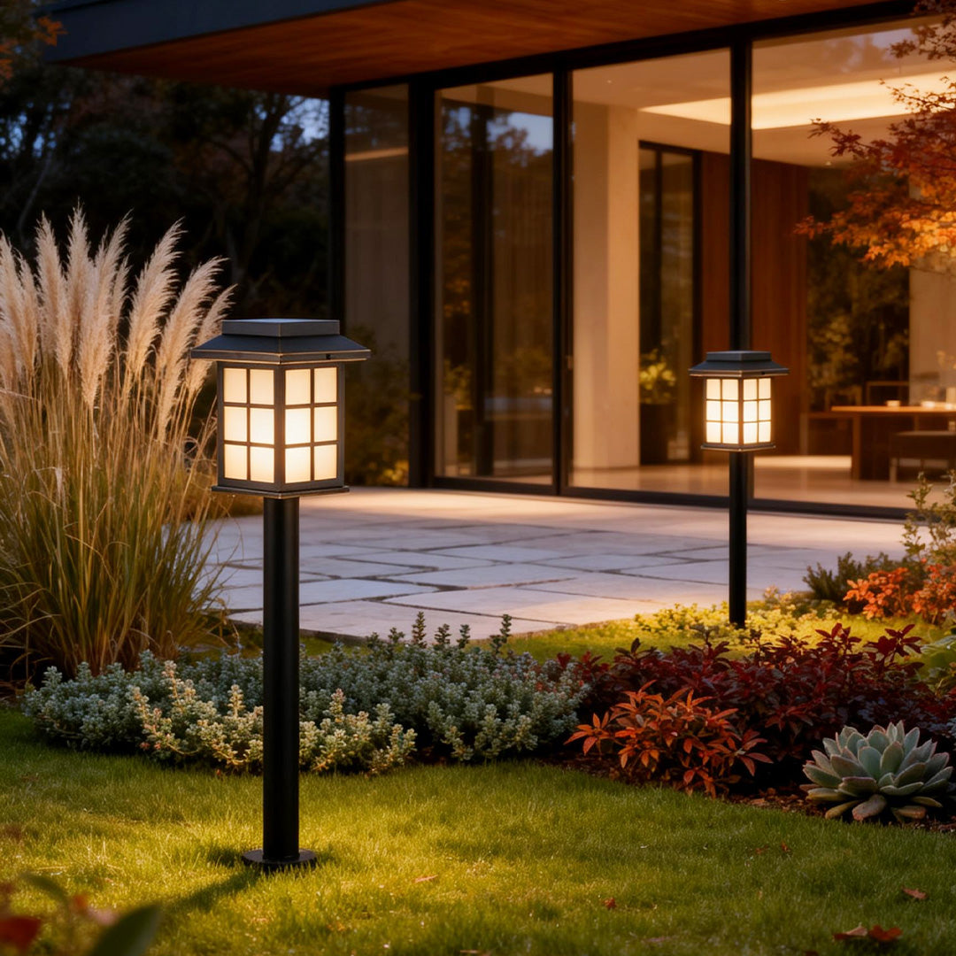 Solar LED Path Lights Outdoor Courtyard Ground Socket Light